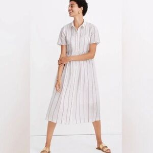 Madewell Cotton Midi Shirtdress